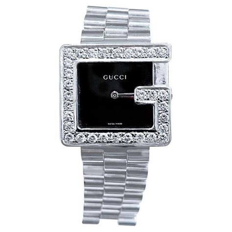 gucci diamonds watch|gucci watch diamond bezel.